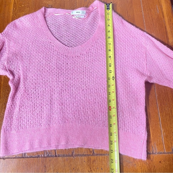 Mango Womens Sweater Light Pink Size S - Picture 6 of 8